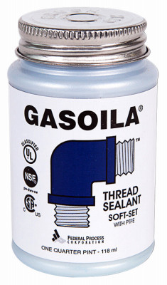 Soft Set Thread Sealant, With Brush, 1/4 Pt.