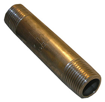 Stainless Steel Pipe Nipple, 3/8 x 2 In.