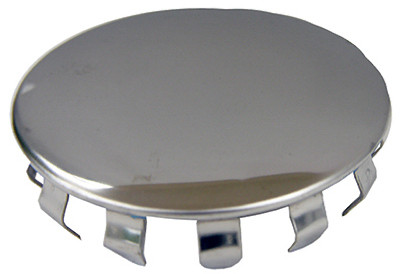 Snap-In Sinkhole Cover, Stainless Steel, 1-1/2 In.