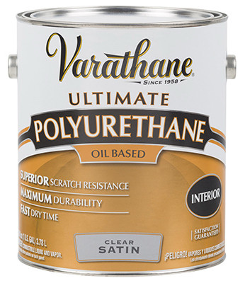 Satin Interior Oil-Based Premium Polyurethane, 1-Gallon (2 pieces)