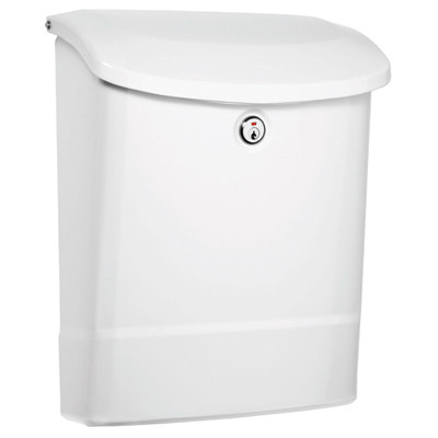 Parkside Mailbox, Wall-Mount, White, 13.5 x 10.87-In.