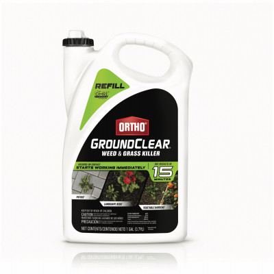 GroundClear Weed & Grass Killer Refill, Ready-to-Use, 1 Gallon