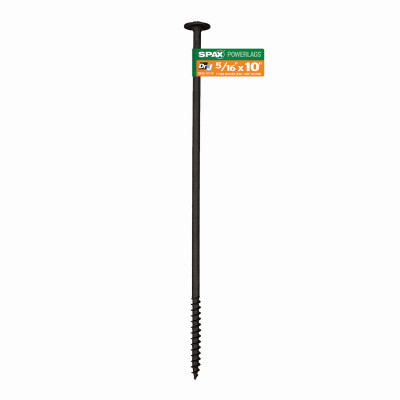 5/16" x 10" Exterior Washer Head Structural Wood Lag Screws  Powerlags Torx T-Star (1 EA)
