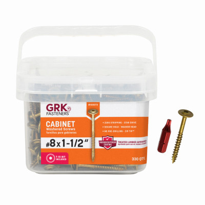 GRK Cabinet #8 x 1-1/2" Screws 330-Ct.