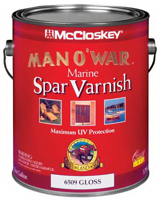 Man O' War Marine Spar Varnish, Gloss, 1 Gallon (2 pieces)