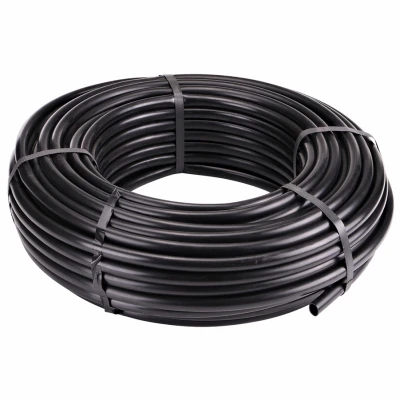 Water Supply Tubing, Black Polyethylene, 1/2-In. x 200 Ft.