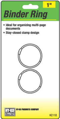 Binder Ring, 1-In., 2-Pk. (5 pieces)