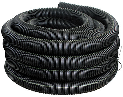 Corrugated Wall Pipe, 6 In. x 100 Ft.
