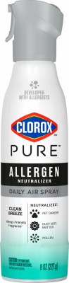 Clorox PURE Allergen Neutralizer Daily Air Spray, Clean Breeze, 8 Ounces