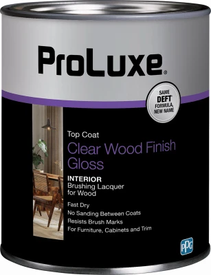 Wood Finish Brushing Lacquer, Clear Gloss, 1 Qt.