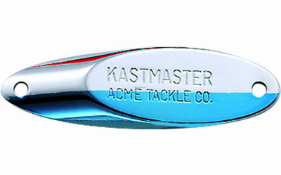Kastmaster Spoon Fishing Lure, Chrome & Neon Blue, 1-3/8 In.