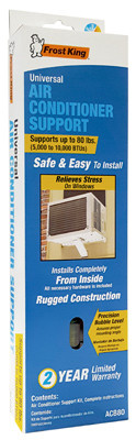 Window Air Conditioner Support Bracket, Up to 80 Lbs.