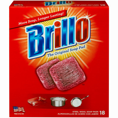Steel Wool Soap Pads. 18-Ct.