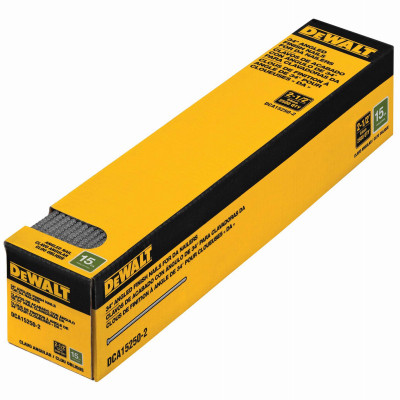 Collated Angled Finishing Nails, 15 Gauge, 1/2 In., 2,500-Pk.