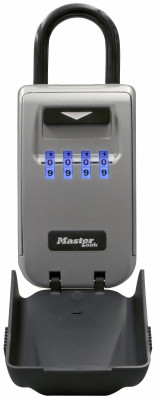 Lock Box, Light-Up Dial, Portable, 2-7/8-In.