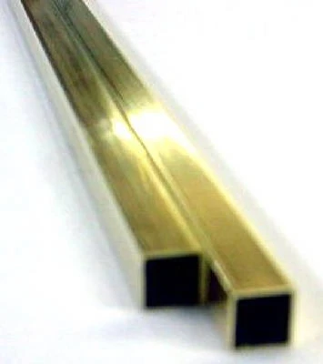 Square Brass Tube, 5/32 x 12 In.