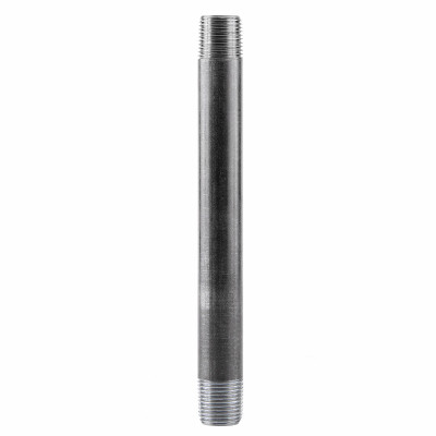 3/8 x 6 In. Black Pipe Nipple
