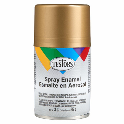 Craft Spray Paint, Gold Metallic, 3-oz.