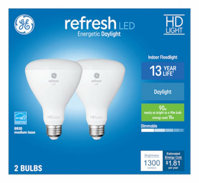 LED Reflector Bulb, 15 Watt, 1,300 Lumens, Medium Base