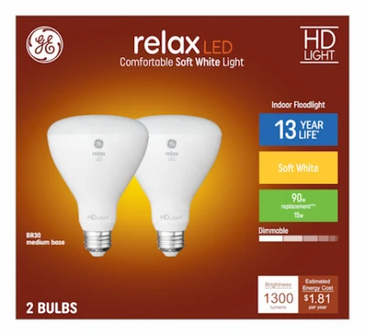 LED Reflector Bulbs, 15 Watt, 1,300 Lumens, 2-Pk.