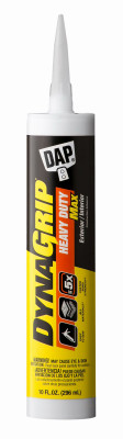 DynaGrip Heavy Duty Max Construction Adhesive, White, 10-oz.