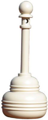 Safesmoker Cigarette Receptacle, Beige, 1 Gallon