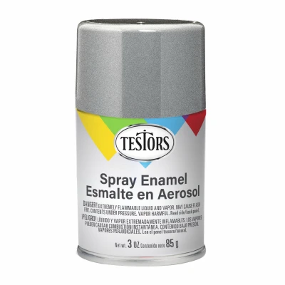 Craft Spray Paint, Silver Metallic, 3-oz.
