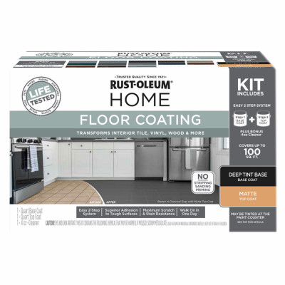 HOME All In-one Floor Coating Kit, Deep Matte Finish