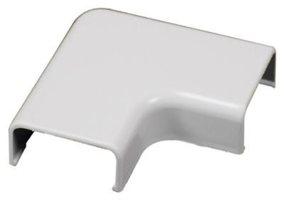 Cordmate II White Flat Elbow Cord Cover