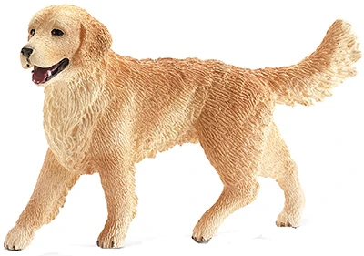 Female Golden Retriever Toy Animal Figure, Ages 3 & Up (5 pieces)