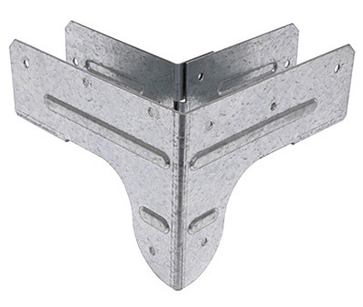 Rigid Tie Connector, Zmax Coating, 18 Gauge Steel