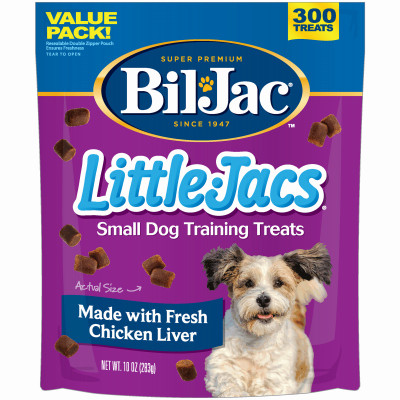 Little-Jacs Small Dog Training Treats Chicken Liver, 10 oz.