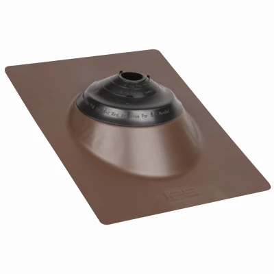 Galvanized Base Roof Flashing, Brown, 12 x 15-1/2-In.