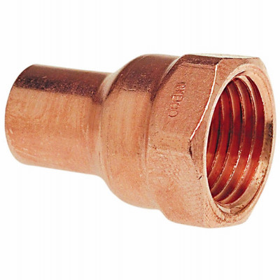Copper Pipe Adapter, 3/4 In. FTGxC