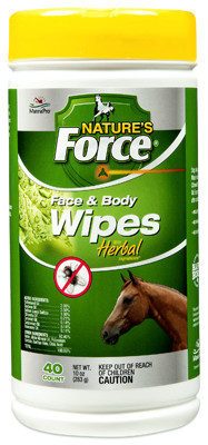 Nature's Force Horse Insect Repellent Wipes, 40-Ct.