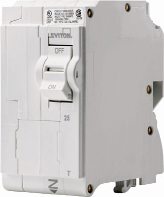 25A 2-POLE WHT BREAKER