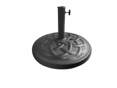 Umbrella Base, Black, 21.5 In.