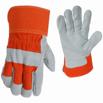 Double Leather Palm Work Gloves, Men's XL