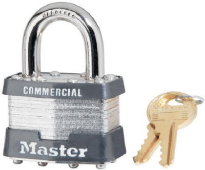 1-3/4-In. Laminated Steel Keyed Padlock