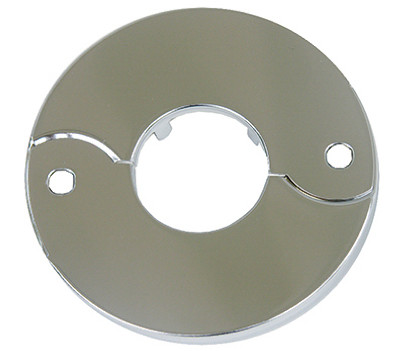 Floor & Ceiling Split Flange, Chrome-Plated Brass, 3/4 In. IP