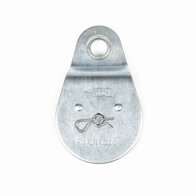 Pulley, Fixed Eye, Heavy-Duty Steel, 2.5-In.