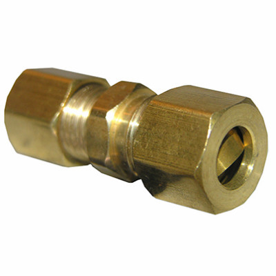 1/4 x 3/16 In. Brass Compression Union