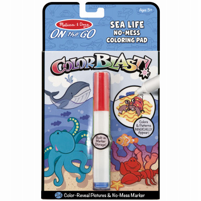 Sea Life Colorblast Activity Book