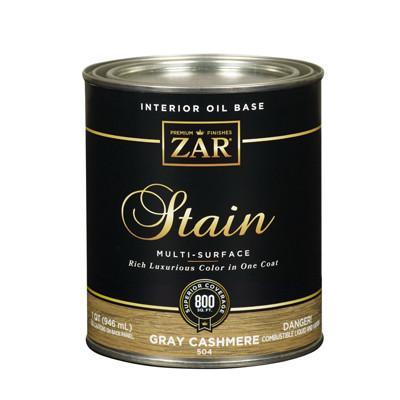 Interior Wood Stain, Gray Cashmere, Qt.