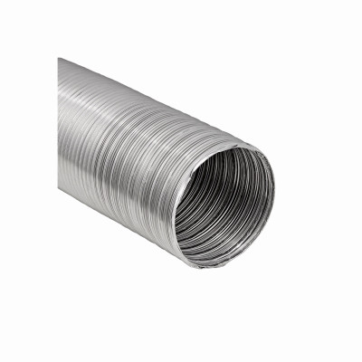 Aluminum Semi-Rigid Duct, Flexible, Triple-Lock, 6 In. x 8 Ft.