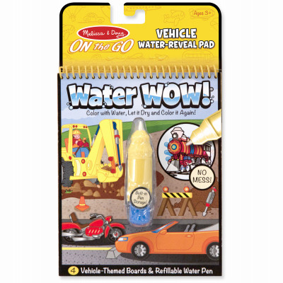 Vehicles Water Wow Coloring Paint Book