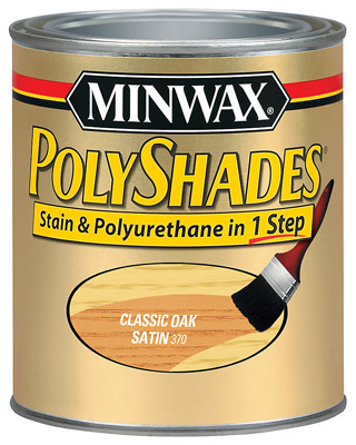 Polyshades Wood Finish, Satin Classic Oak, 1/2 Pt.