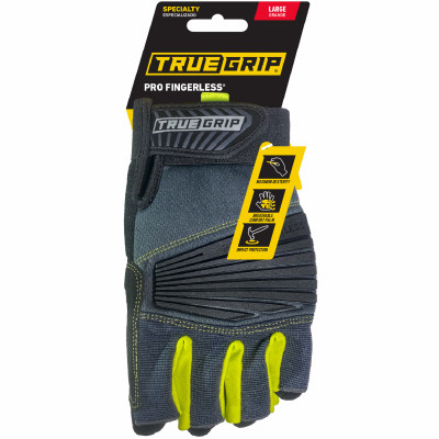 Fingerless Pro Work Gloves, L