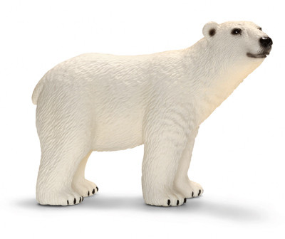 Polar Bear Toy Animal Figure, Ages 3 & Up (5 pieces)