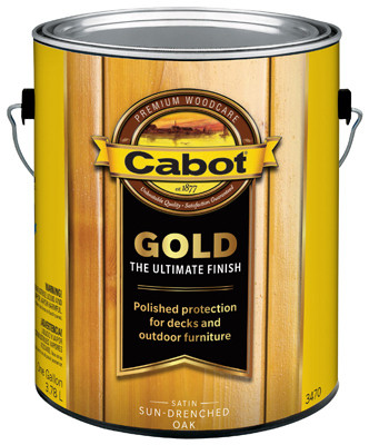 Gold Ultimate Exterior Wood Finish, Drenched Oak, 1-Gallon (4 pieces)